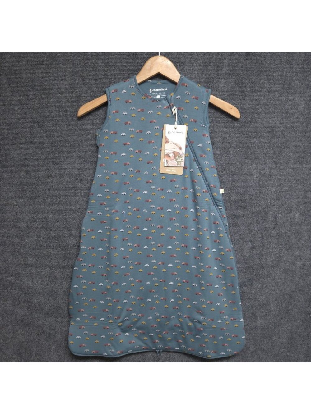 Gunamuna 2.5 Tog Bamboo Viscose Sleep Sack Car Trucks Size: 9-18 Months NWT